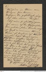 Nachlass Franz Steindachner, Brief von Arthur Diósy an Franz Steindachner (09.07.1883), Inv.Nr. 107.02, Seite 8